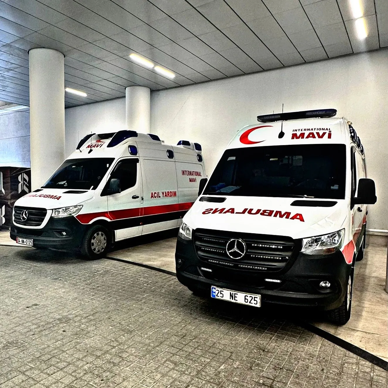 Özel ambulans - Mavi Ambulans filosu
